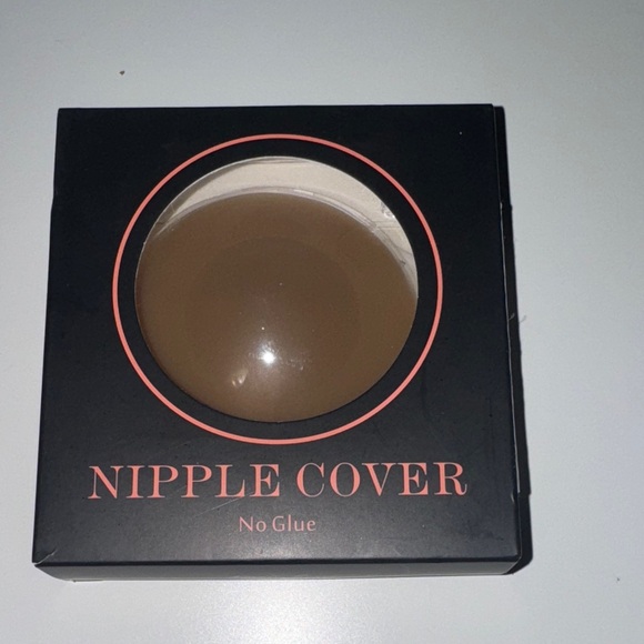 Brown Nipple Covers Pair | Reusable Bra Pads w/ Grip (3”) - Picture 3 of 8
